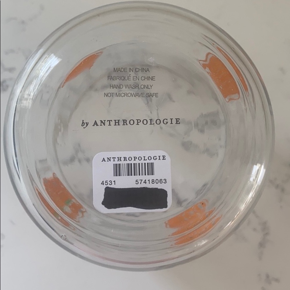 Anthropologie 🎃 Harvest Pumpkin Juice Glass. - Picture 11 of 15